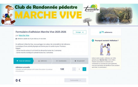 Adhésion saison 2025-226